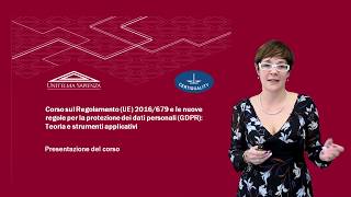 Il regolamento UE 2016679 e le nuove regole per la protezione dei dati personali GDPR [upl. by Ruggiero]