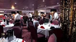 MSC Preziosa HD Dinner in the main Restaurant [upl. by Aihceyt575]