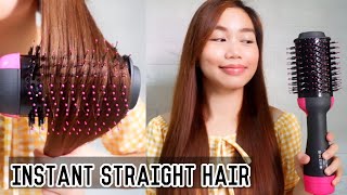 HOW TO MAKE HAIR STRAIGHT  PHILIPPINES [upl. by Oivat]