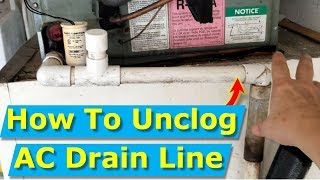 How to Unclog AC Drain Line Fast 3 Seconds Avoid Repairman [upl. by Nahaj1]