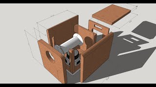 Down Firing Subwoofer Box Design [upl. by Sucitivel]