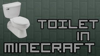 Easy working toilet in minecraft [upl. by Maddock]