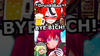 Drunk Bae Suddenly Called IRyS on Stream hololiveenglish hololive vtuber [upl. by Zerla]