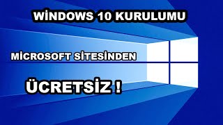 FREEDOS BİLGİSAYARA ÜCRETSİZ WİNDOWS 10 KURULUMU [upl. by Franci30]