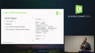 QtWS15 Custom Qt Creator Wizards Tobias Hunger The Qt Company [upl. by Cass405]