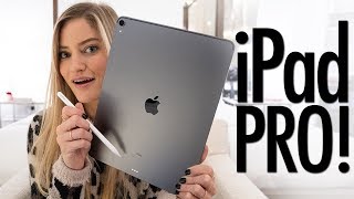 NEW 2018 iPad Pro Unboxing 129in Space Gray 1TB [upl. by Brufsky]