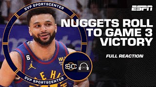 🚨 NBA Finals Game 3 Reaction 🚨 Jokic amp Murray make history as Nuggets take 21 lead  SC with SVP [upl. by Assertal583]