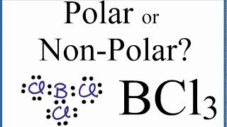 Is BCl3 Polar or Nonpolar Boron Trichloride [upl. by Pam287]