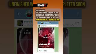 IRGC shocking threat against Donald Trump in recent video on Telegram [upl. by Haswell]