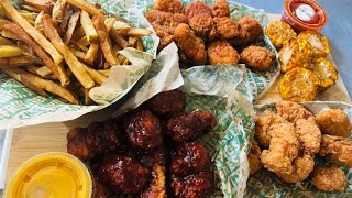 Wingstop MUKBANG with AvrieJurnie 🍗🍗🍗 watch until the end for prize info🤑 [upl. by Eldin621]