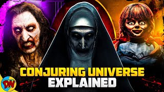 Conjuring Universe Complete Story Explained in Hindi  DesiNerd [upl. by Ylenaj]