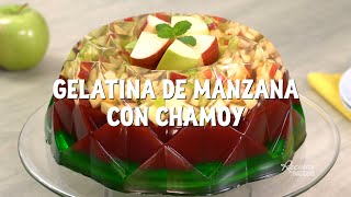 GELATINA DE MANZANA CON CHAMOY [upl. by Eeslehc240]