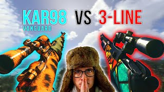 3LINE vs VANGUARD KAR98 which is BETTER New BEST Warzone sniper attachments amp FAST level up guide [upl. by Affra]