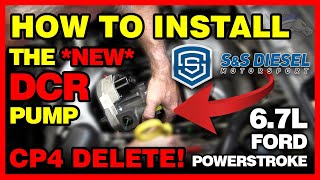 CP4 DELETE HOW TO INSTALL DCR PumpSSfueled  Ford Powerstroke 67L diesel fordtrucks shorts [upl. by Repsac]