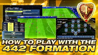 LIVE 442 WALKTHROUGH  HOW TO ATTACK WITH THE 442 IN FIFA 22  FIFA 22 META FORMATION [upl. by Asante]