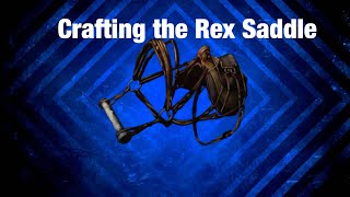 Crafting The Rex SADDLE In Ark Survival Evolved [upl. by Nomrej]