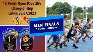 300723 Men 1600m amp 5000m SHORT VERSION JOGGLING Championship Of Poland [upl. by Adnirual604]