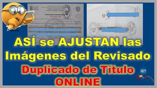 ✅como 🔥AJUSTAR FOTOS IMÁGENES del REVISADO o EXPERTICIA💥Duplicado de Título de Vehiculo 👉online 2022 [upl. by Konopka]