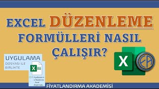 Excel Hücre Düzenleme Formülleri Nasıl Çalışır Alıştırmalı Video [upl. by Helbon]