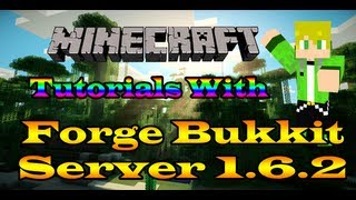 Minecraft Tutorial How to make a forge bukkit server MCPC 162164 [upl. by Hebner]