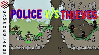 DA2 MiniMilitia POLICE vs THIEVES Dramatic Gameplay [upl. by Tenn]