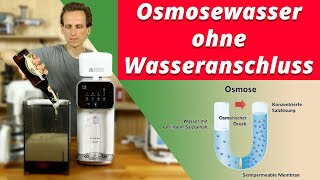 Wasserfiltern ohne Wasseranschluss mit der Quellanova Umkehrosmoseanlage [upl. by Eibbed583]