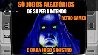 ESCOLHENDO JOGOS ALEATÓRIOS DE SUPER NINTENDO PARA JOGAR NO RETRO GAMER Gameplay [upl. by Ahsoj]