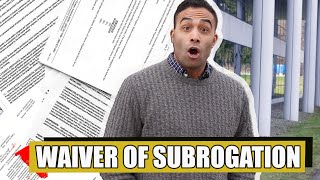 What is a Waiver of Subrogation How does it work [upl. by Shawna]