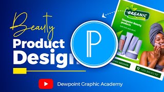 PIXELLAB BEAUTY PRODUCT DESIGN  Ep03 smartphone graphic designing [upl. by Hadria]