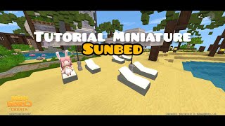 Creation Tutorial  Sunbed or Lounger [upl. by Teodoro]