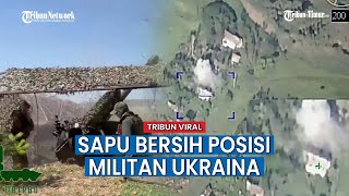 Gunakan Howitzer 122 mm D30 Pasukan Rusia Sapu Bersih Posisi Militan Ukraina [upl. by Ynaffi63]