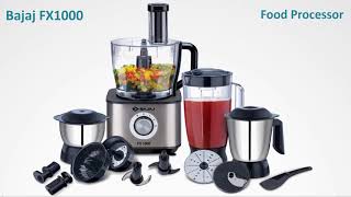 Bajaj FX1000 Food Processor Review 2021 [upl. by Emelda]