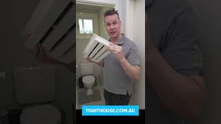 How does the qVENT door vent attenuate sound ventilation bathroom home [upl. by Mandie]