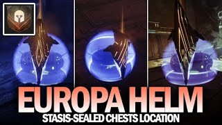 Europa Helm Quest Guide  Nexus amp Well of Infinitude StasisSealed Chests Location Destiny 2 [upl. by Laresa]