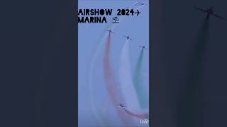 Air show Marina 2024 airshow2024 flightshorts chennai marinabeach airshow reelsvideo beach [upl. by Llabmik416]