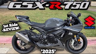 2025 Suzuki GSXR750 1st Ride amp Review  GOAT  Nothing Compares [upl. by Allista]