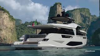 Ferretti Yacht INFYNITO 80  Cannes world premiere 1015 Set 2024 [upl. by Niac34]