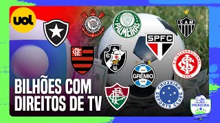 CLUBES DA SÃ‰RIE A DEVEM FATURAR BILHÃ•ES COM DIREITOS DE TV VEJA VALORES [upl. by Bennink322]