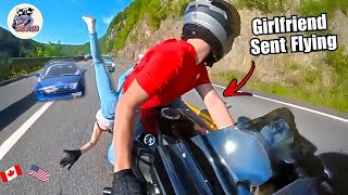 BRUTAL MOTORCYCLE CRASHES  CRAZY amp EPIC Motorcycle Moments 2024 9 [upl. by Hobart]