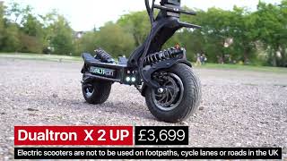 Dualtron X2 UP Electric Scooter 8300 Watts at Dualtronuk scooteraltd [upl. by Mikiso]