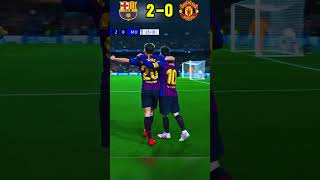 BARCELONA VS MANCHESTER UNITED 30  Dominasi Messi Barcelona Hancurkan Manchester United  UCL 2019 [upl. by Droffig]