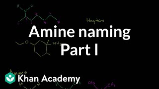 Amine naming introduction  Amines  Organic chemistry  Khan Academy [upl. by Hamer]