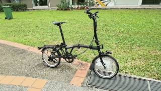 Brompton C Line Upgraded to Titanium fork and Rear Triangle Come with Praxis BB Crankset [upl. by Ary26]