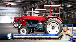 Tractoarele româneşti la mare căutare în Egipt vor fi produse la Băicoi [upl. by Floyd]