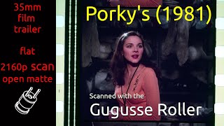 Porkys 1981 35mm film trailer flat open matte 2160p [upl. by Jem306]