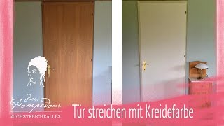 Tür streichen mit Kreidefarbe  MissPompadour Tutorial [upl. by Etta]