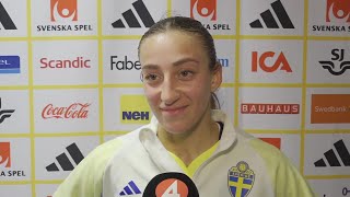 Rosa Kafaji after the super sub at Wembley and the assist to Rolfö [upl. by Klein]