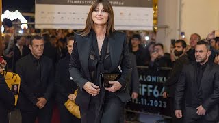 Monica Bellucci honoured for 30 years in film at Thessaloniki Film Festival [upl. by Nalyt]