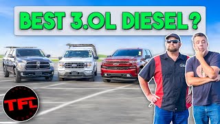 Ram vs Ford vs Chevy  Whats The Best Affordable Diesel HalfTon Truck [upl. by Stefano]