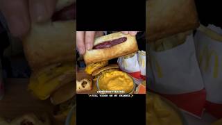 ASMR MCDONALDS STRAWBERRY PIE MUKBANG mukbang asmr mcdonalds shorts [upl. by Eidur]